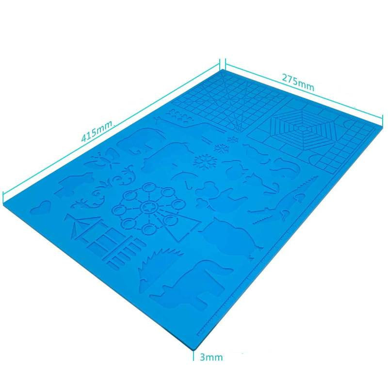 Szilikon sablon 3D nyomtató tollhoz kreatív modellezéshez