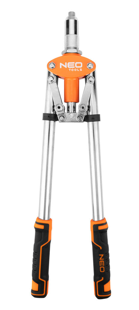 NEO TOOLS Popszegecshúzó 2 karos, egyenes, alu és acél szegecsekhez, 3.2-6.4mm-ig 18-106-1