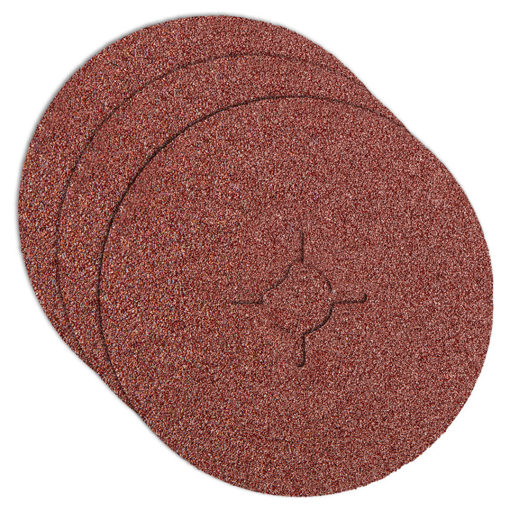 GRAPHITE Rostszálas-. fíber-csiszolókorong 125mm, K60, 3db 55H856
