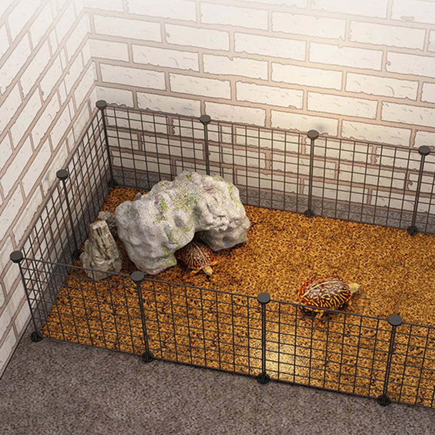 Kisállat játszókert panel ketrec barkács vaskerítés barkács kutyakerítés dróthálóval nyúl kiskutya kennel tengeri kennel kisállatok