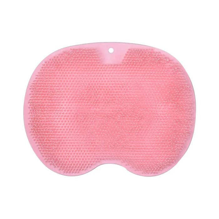MassageBrush ergonomikus kefe lábmosáshoz és pihentető masszázshoz, szürke színben