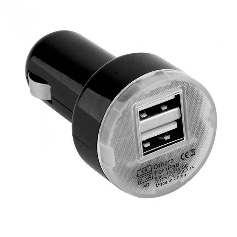 DUAL szivargyújtós USB autós töltő két eszközhöz