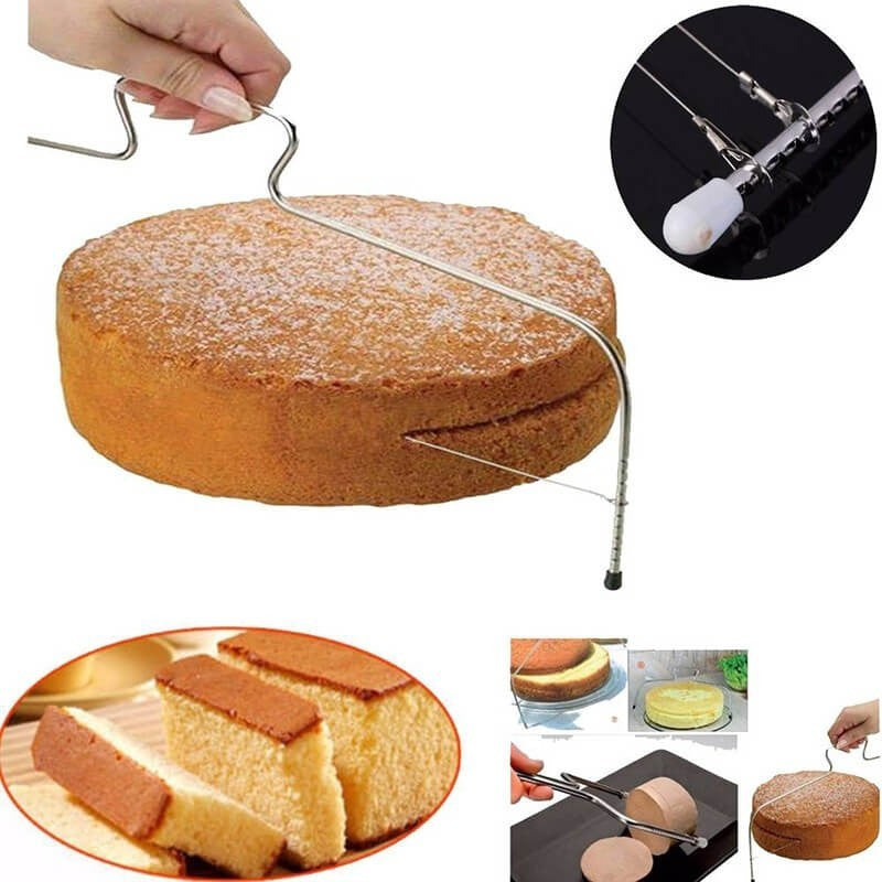 Tortaszeletelő és piskóta vágó eszköz torták precíz szeleteléséhez