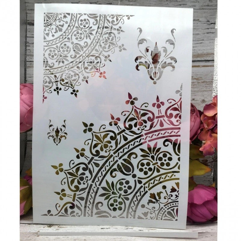 Festősablon készlet, 4 darabos dekorációs sablon szett kreatív festéshez