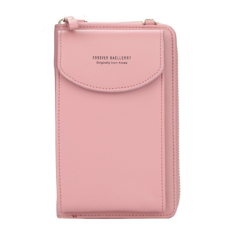Kisméretű női crossbody táska, Rózsaszín divatos kiegészítőként