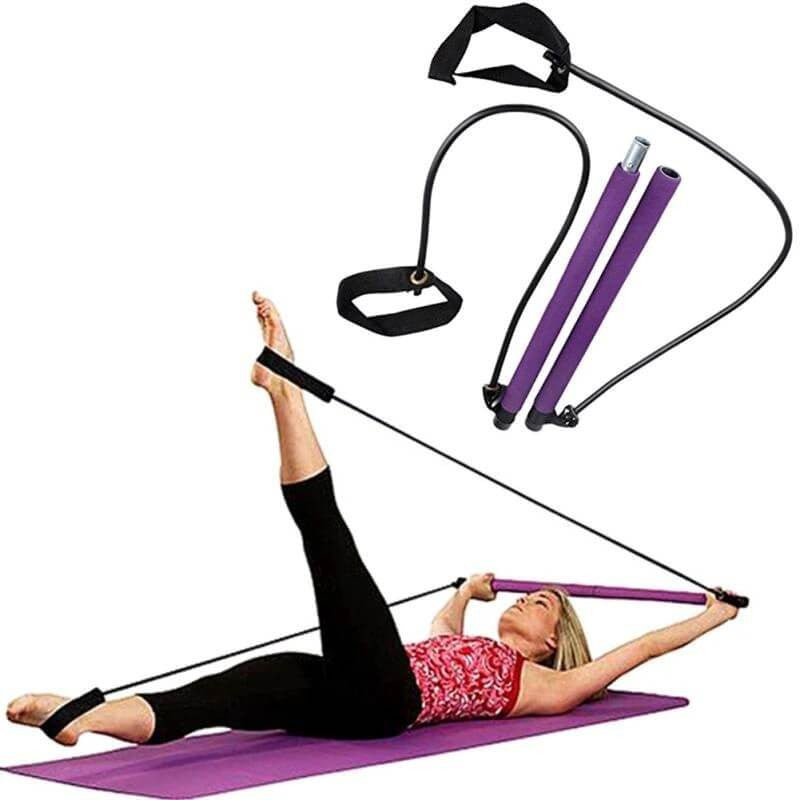 Pilates edzőrúd otthoni teljes test edzéshez