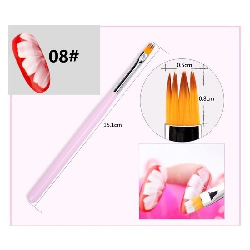 Körmös Díszítő Ecset - Precíziós Nail Art Brush
