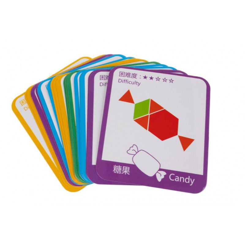 Oktatási puzzle - Geometriai figurák fejlesztő játék gyerekeknek