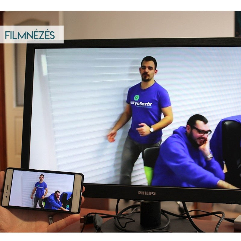 TV okosító adapter, TV okosító stick - HDMI csatlakozással, streaming támogatással