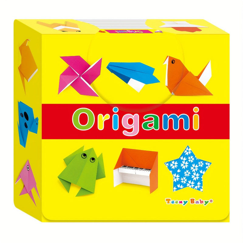 Színes Origami/Kirigami Kreatív Papírhajtogató Készlet Gyerekeknek Origami Művészethez