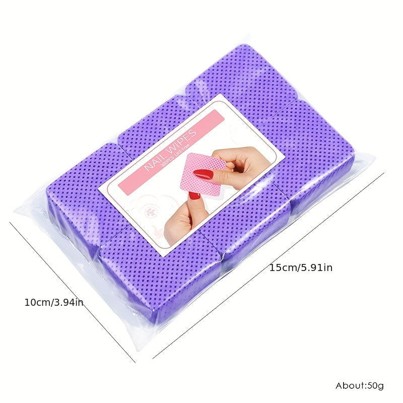 300 db/csomag Szöszmentes Körömlakklemosó Gél Körömtörlők és Körömpárnák Manikűr-Pedikűr Gél Körömdísz Tisztító Eszközök Tippekhez