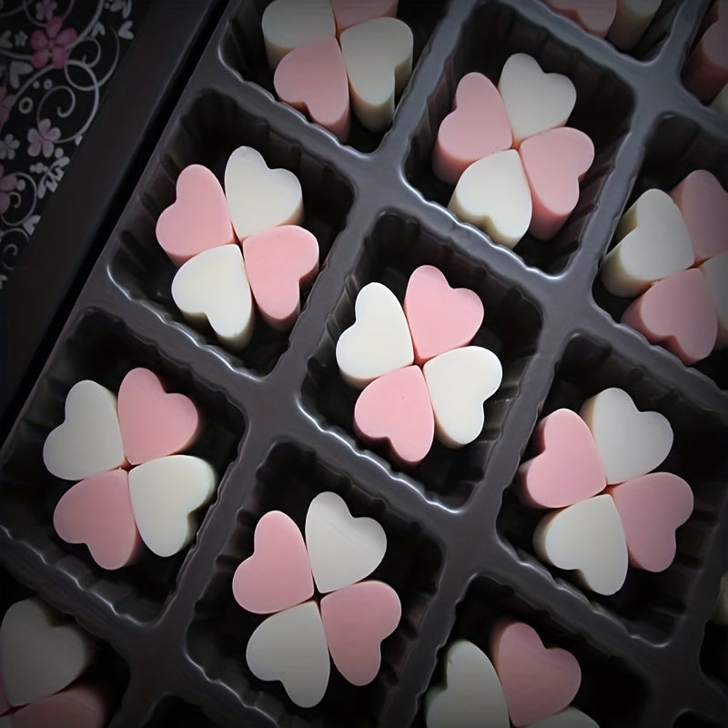 55 lyukú 3D mini szív szilikon jégkocka és csokoládé fondant forma, tészta zselé keksz sütő és torta díszítő eszközök