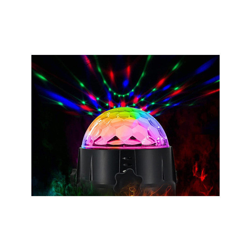 Diszkógömb LED fényeffekt RGB vetítő - Buli fényeffektek, diszkó lámpa, party dekorációs világítás