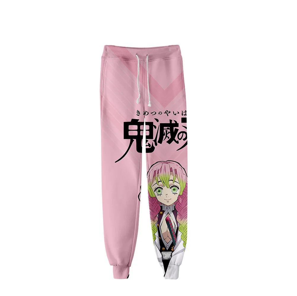 Kimetsu No Yaiba Tomioka Giyuu Fiú Lány Hosszú Nadrág Demon Slayer Melegítőnadrág Férfi Női Anime Rajzfilm Sportruházat