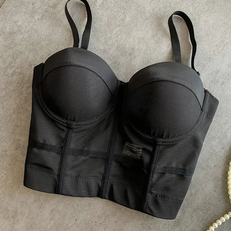 Teljes gyöngyökkel ellátott női fűző felső, női camis éjszakai klub gyöngyökkel, rövid mellkasi kötőanyaggal, szexi camisole mujer fehérnemű cső melltartó debardeur