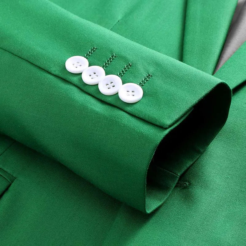 2026 Férfi Piros Öltöny Kétrészes Szett, Esküvői Parti Ruha Kabát és Nadrág Terno Masculino Fekete Fehér Kék