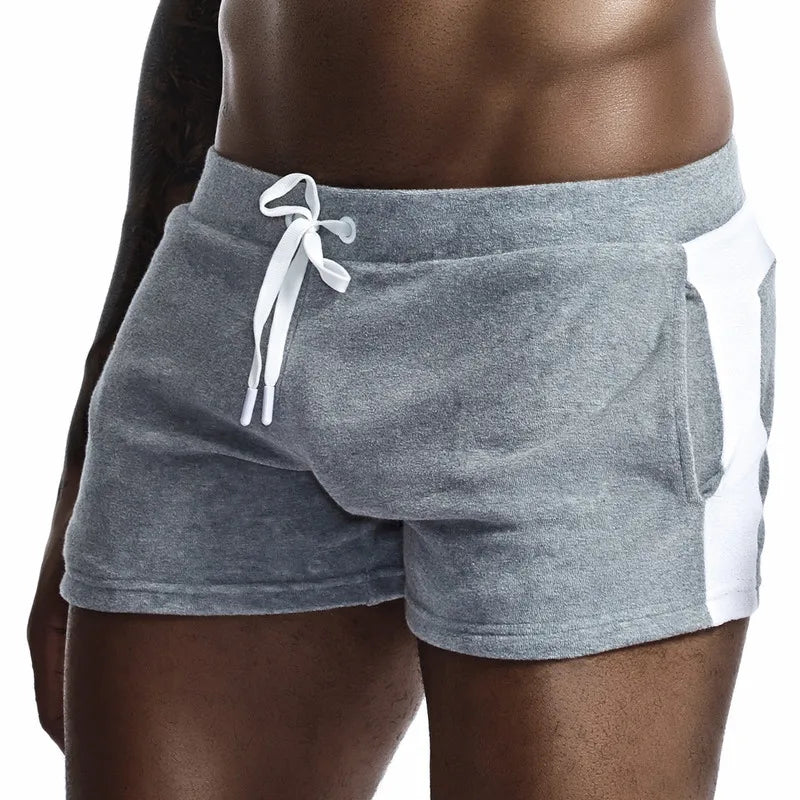 SEOBEAN Férfi Alacsony Derekú Pamut Otthoni Rövidnadrág Szuper Puha Hétköznapi Boxer Rövidnadrág Kényelmes Szexi Alsónemű Mindennapi Viseletre