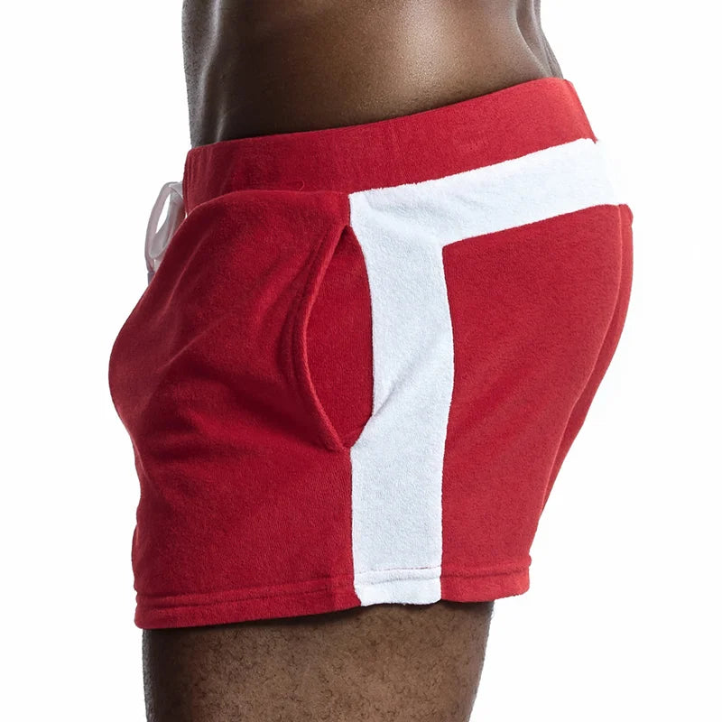 SEOBEAN Férfi Alacsony Derekú Pamut Otthoni Rövidnadrág Szuper Puha Hétköznapi Boxer Rövidnadrág Kényelmes Szexi Alsónemű Mindennapi Viseletre