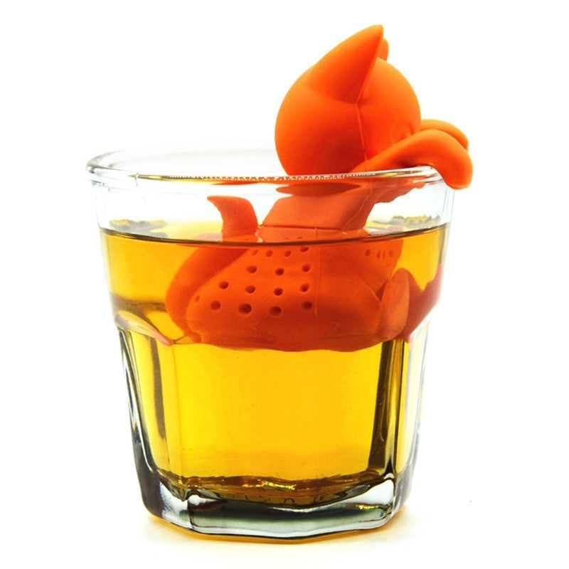 Teatojás, szilikon teatojás, szilikon teafilter (cicás)