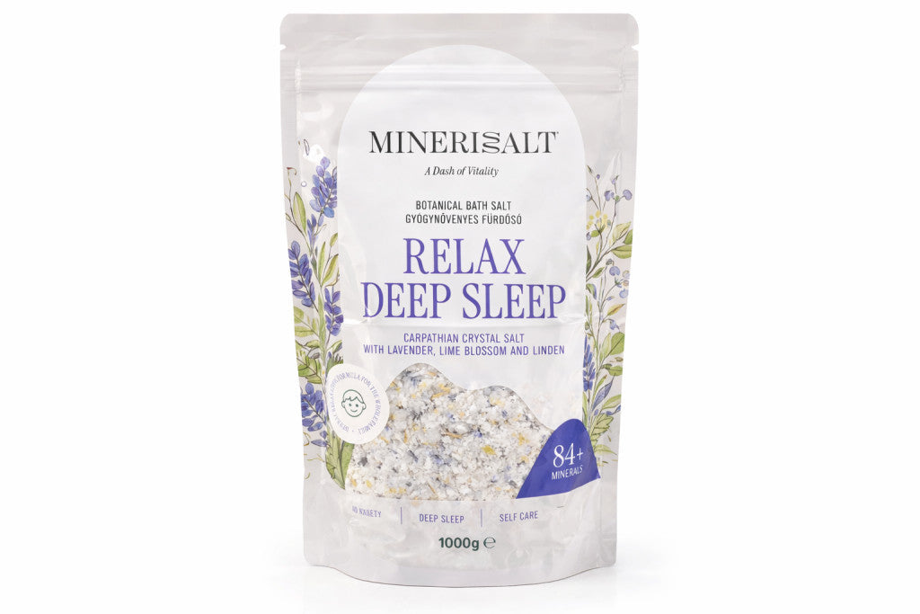 Minerisalt Relax Deep Sleep 1000 g, Stresszoldó , relaxáló fürdősó