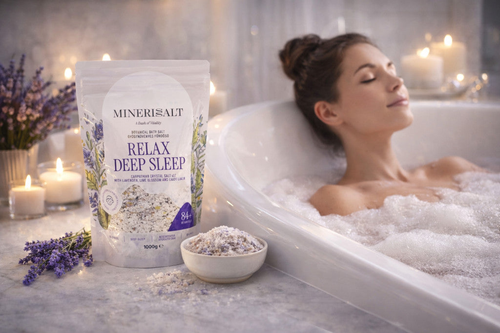 Minerisalt Relax Deep Sleep 1000 g, Stresszoldó , relaxáló fürdősó