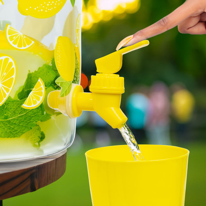 Family Italadagoló csappal, műanyag pohárszettel - 3,8 l