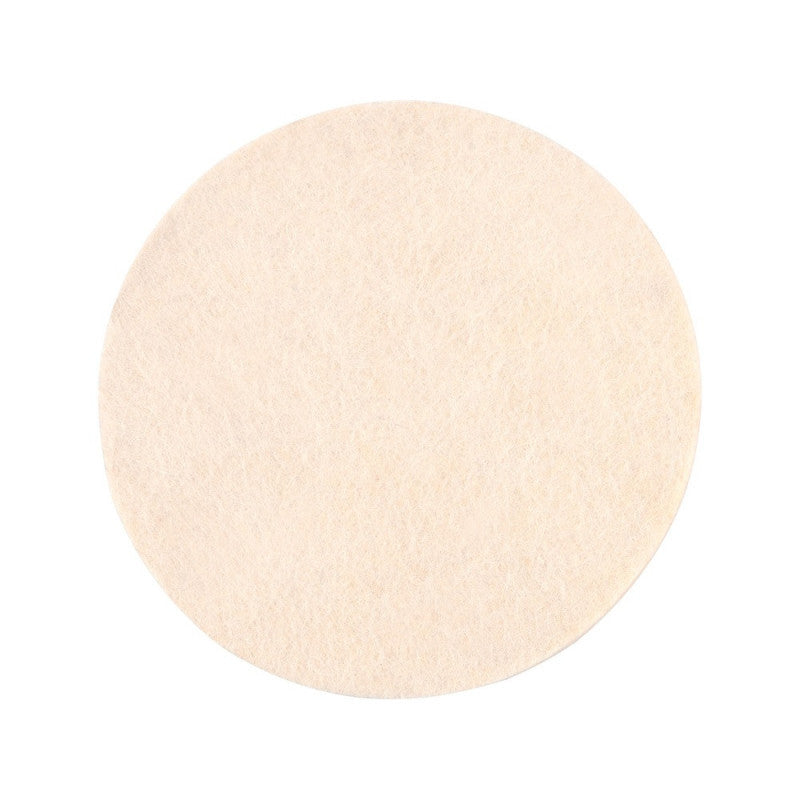 EXTOL PREMIUM polírkorong, fehér, báránybőr (gyapjú); 150 mm, 7 mm vastag, tépőzáras