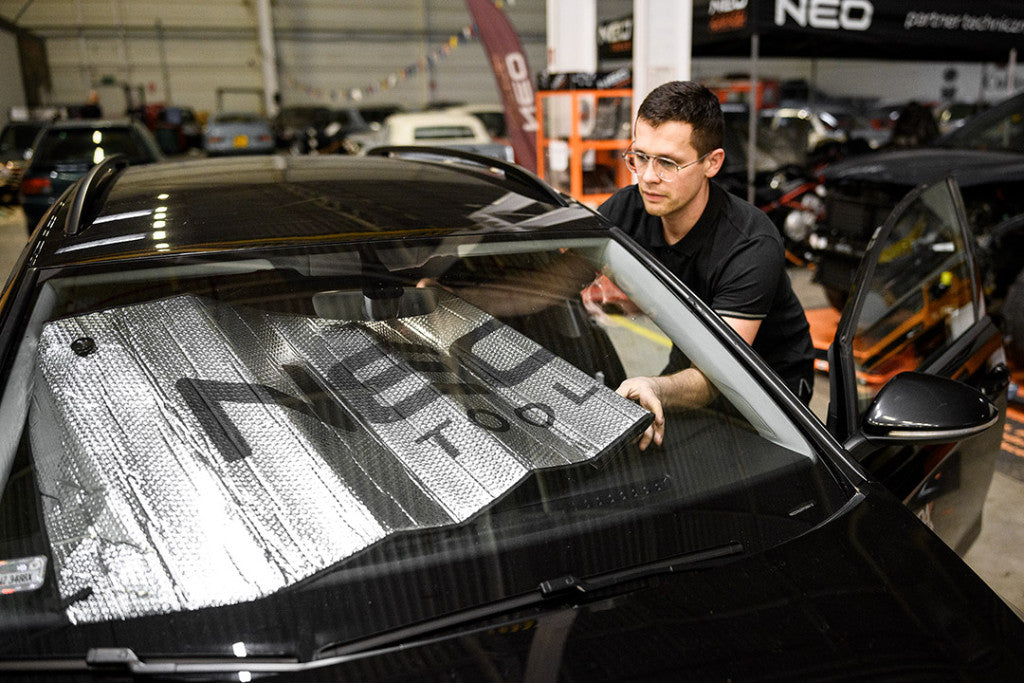NEO TOOLS Szélvédő takaró, napellenző, belső 10-470