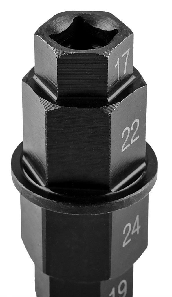 NEO TOOLS Motorkerékpár elsőtengely kulcs 4 az 1-ben 10-502