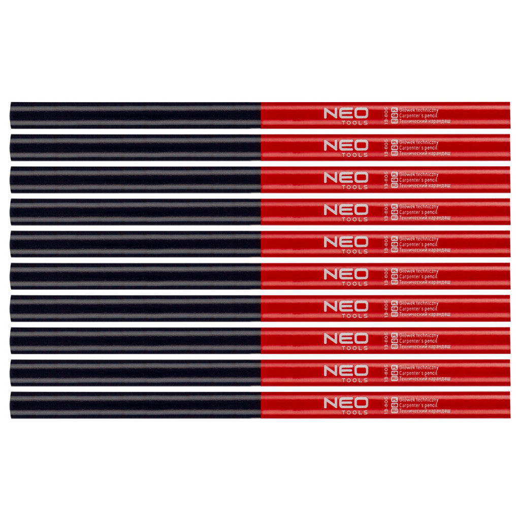 NEO TOOLS Ácsceruza kétszínű, piros-kék, 12db 13-805
