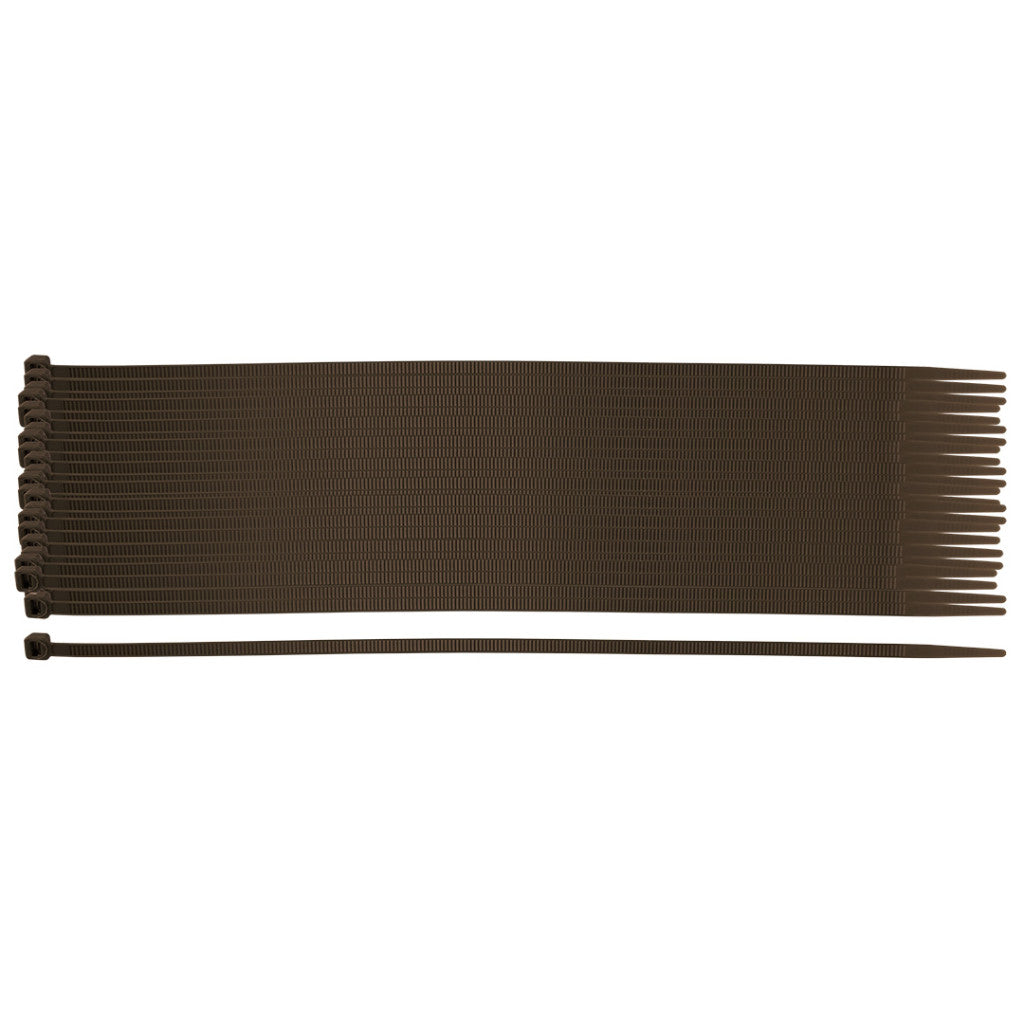 NEO TOOLS Kerti kötegelő, gyorskötöző 4,8x300mm, 50db, barna 15-972