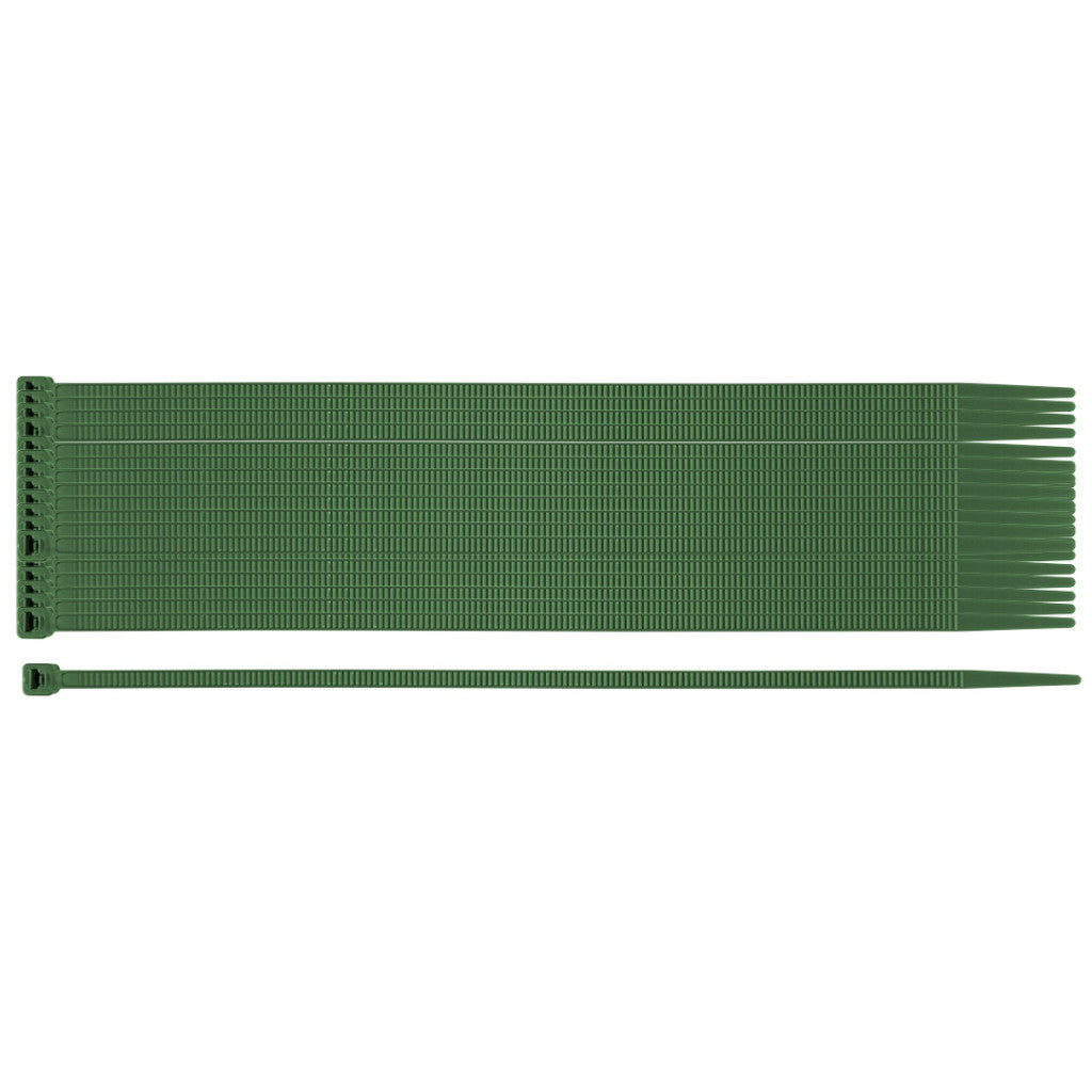 NEO TOOLS Kerti kötegelő, gyorskötöző 3,6x200mm, 50db, zöld 15-975