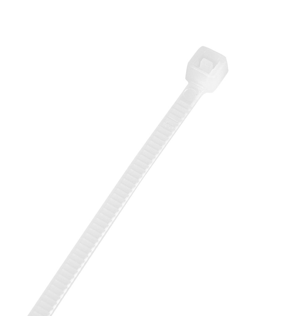 TOPEX KÁBELKÖTEGELŐ, gyorskötöző, 2,5mm x 100mm, fehér, 100db 44E975