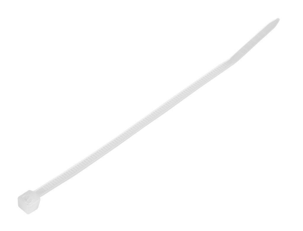 TOPEX KÁBELKÖTEGELŐ, gyorskötöző, 2,5mm x 100mm, fehér, 100db 44E975
