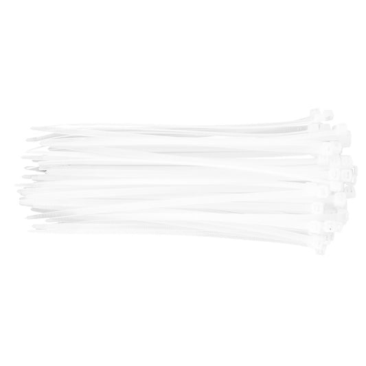 TOPEX KÁBELKÖTEGELŐ, gyorskötöző, 4,8mm x 200mm, fehér, 75db 44E977