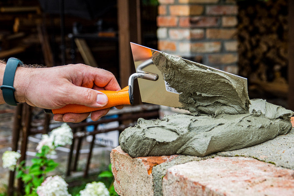 NEO TOOLS Kőműves kanál szögletes, berni, 140mm, fa markolat 50-141