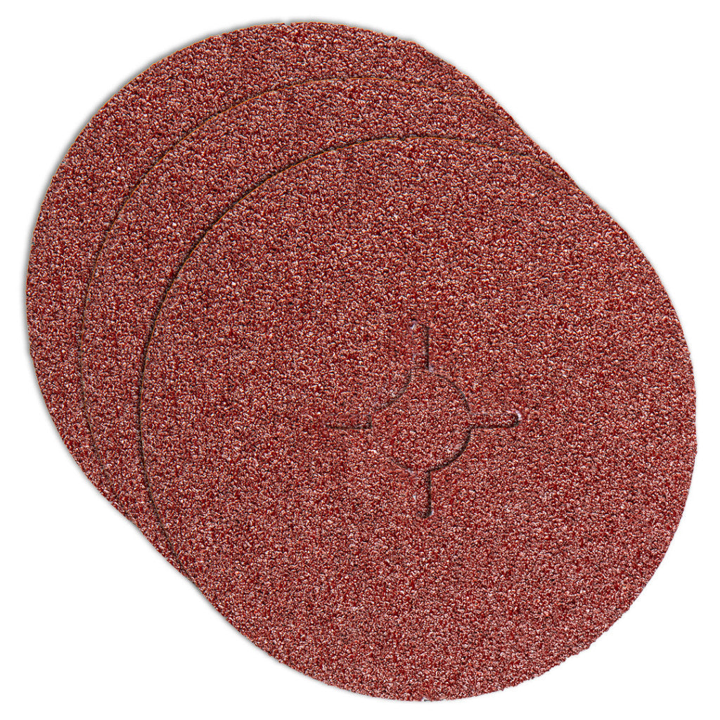 GRAPHITE Rostszálas-. fíber-csiszolókorong 125mm, K40, 3db 55H855