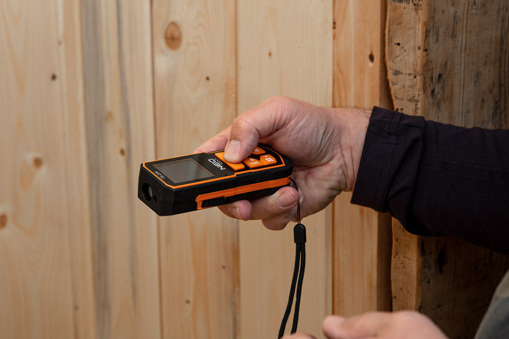 NEO TOOLS Lézeres távolságmérő, hatótáv: 60 m, IP54, fröccsenő víz védelem 2 év garanciával 75-204