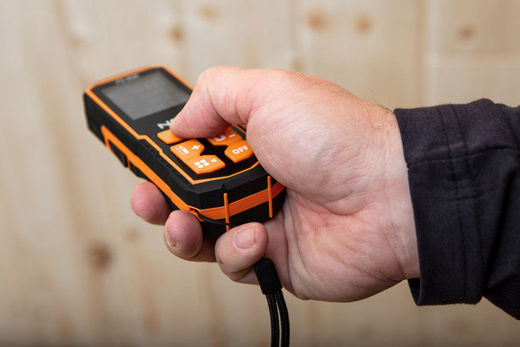 NEO TOOLS Lézeres távolságmérő, hatótáv: 60 m, IP54, fröccsenő víz védelem 2 év garanciával 75-204
