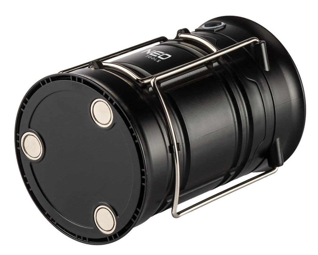 NEO TOOLS Kempinglámpa, 3 funkciós, összecsukható, 200lum, elemes 3xAA, COB LED, 3W 99-030