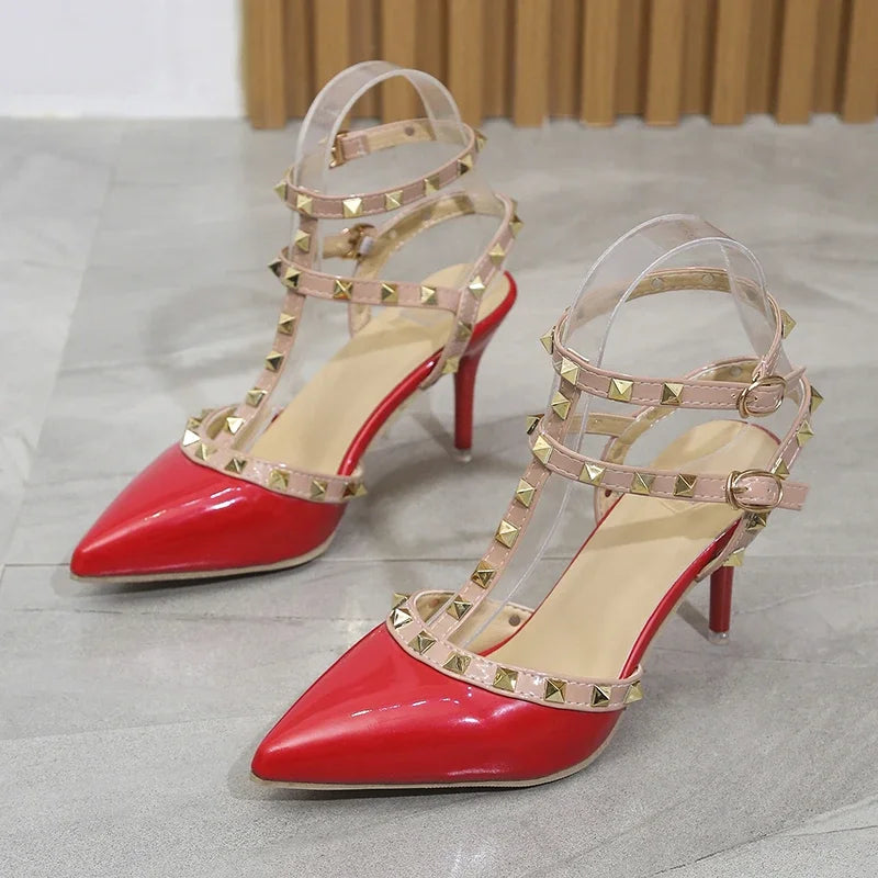 Cipők Női 2022 Nyári Női Magassarkú Valentin Napi Cipők Női Hegyes Orrú Pumps Női Cipő Zapatos Chaussure Femme