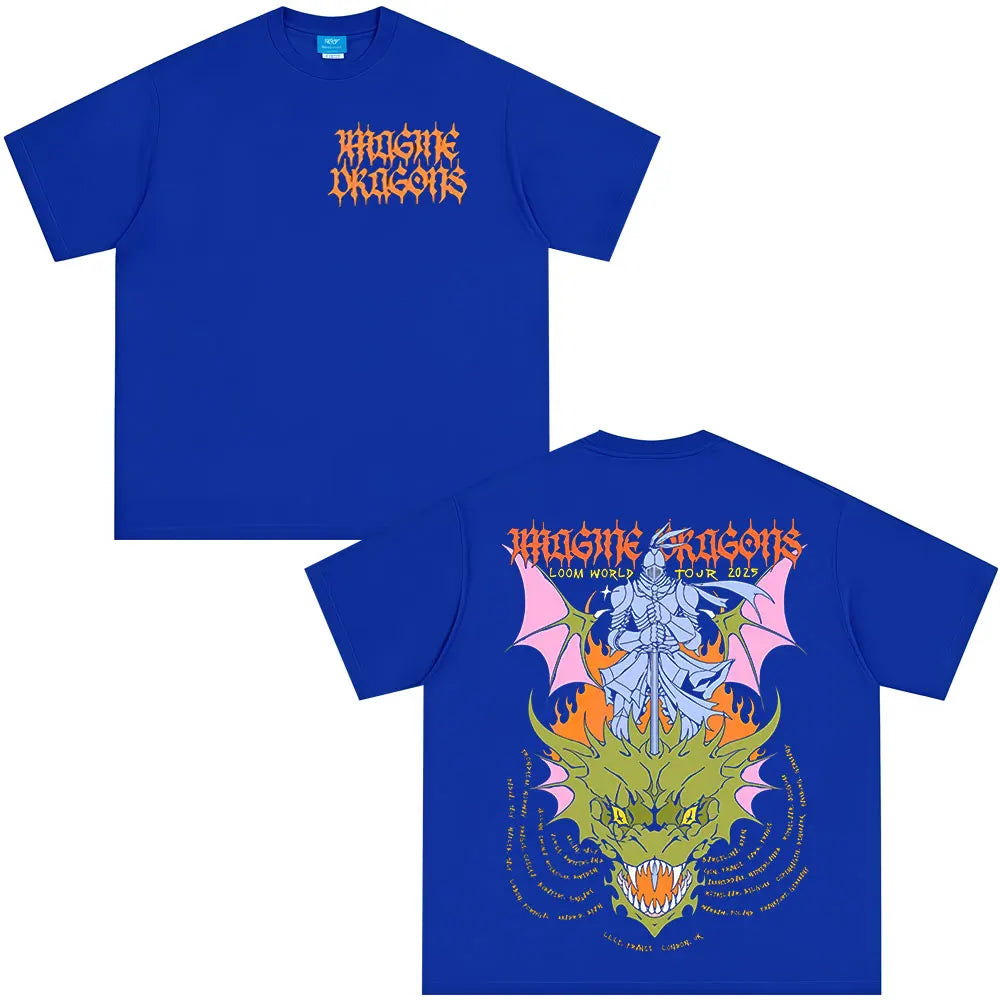 Imagine Dragons Band Loom World Tour 2025 póló Férfi Női ruházat
