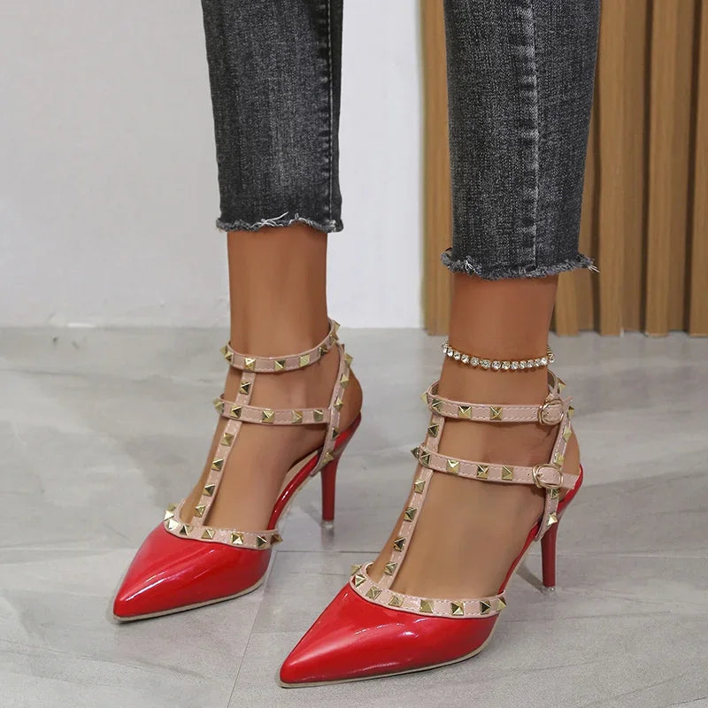 Cipők Női 2022 Nyári Női Magassarkú Valentin Napi Cipők Női Hegyes Orrú Pumps Női Cipő Zapatos Chaussure Femme