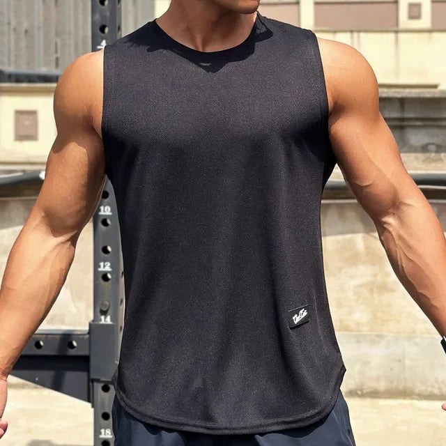 2025 Nyári Új Trend Férfi Tank Top Hálós  Sport Fitness  Ujjatlan Gyorsan Száraz