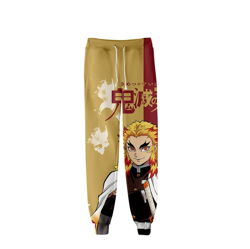 Kimetsu No Yaiba Tomioka Giyuu Fiú Lány Hosszú Nadrág Demon Slayer Melegítőnadrág Férfi Női Anime Rajzfilm Sportruházat