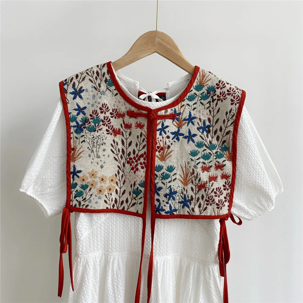 Mellények Női Hímzett Fűzős Sikkes Vintage Mindenféle Alkalmi Koreai Divat Nyári Klasszikus Elterjedt Mellény Harajuku Finom