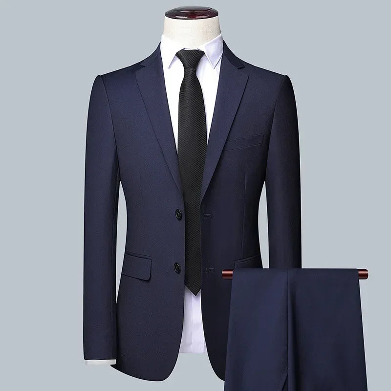 Férfi öltöny Butik Üzleti (Blazer + Mellény + Nadrág) Úri Esküvői Hétköznapi Professzionális Formális öltöny 3 részes M-6XL