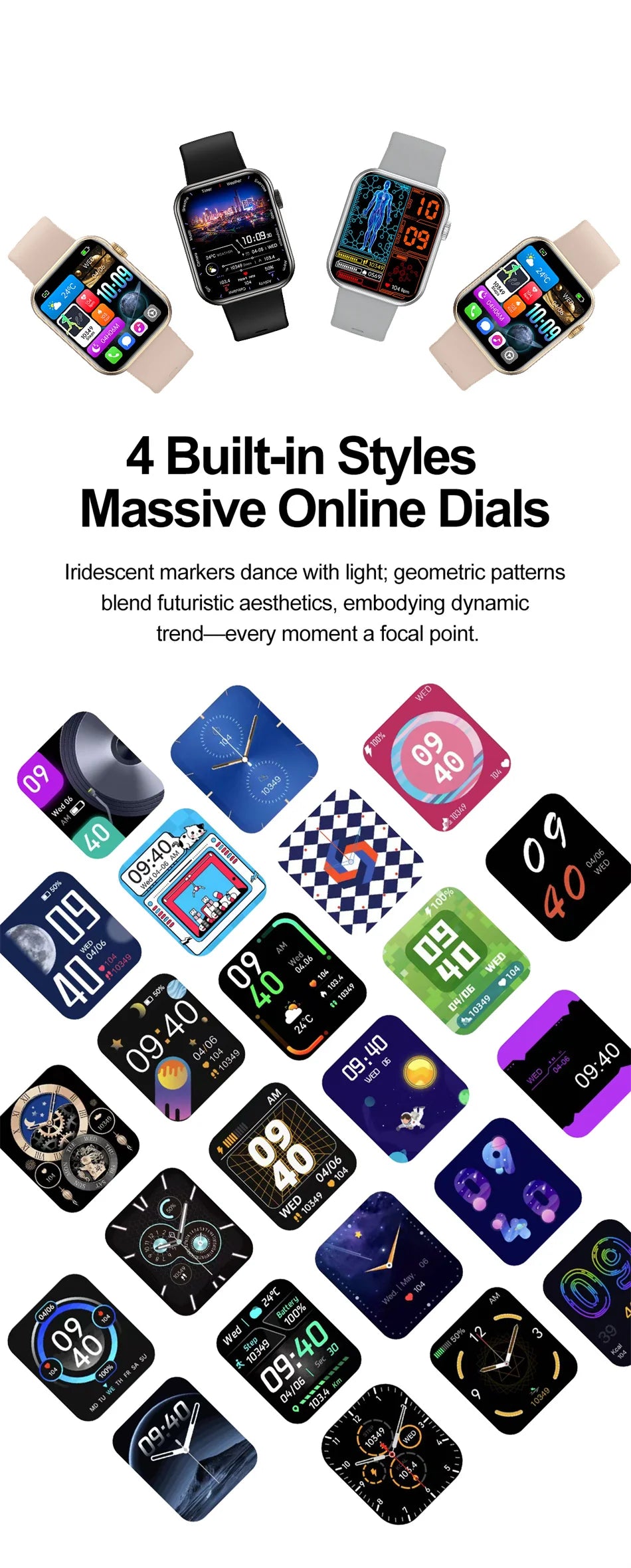Új okosóra nőknek, teljes érintőképernyős, Bluetooth hívás, vízálló órák, sport fitneszkövető, okosóra hölgyeknek, Reloj Mujer