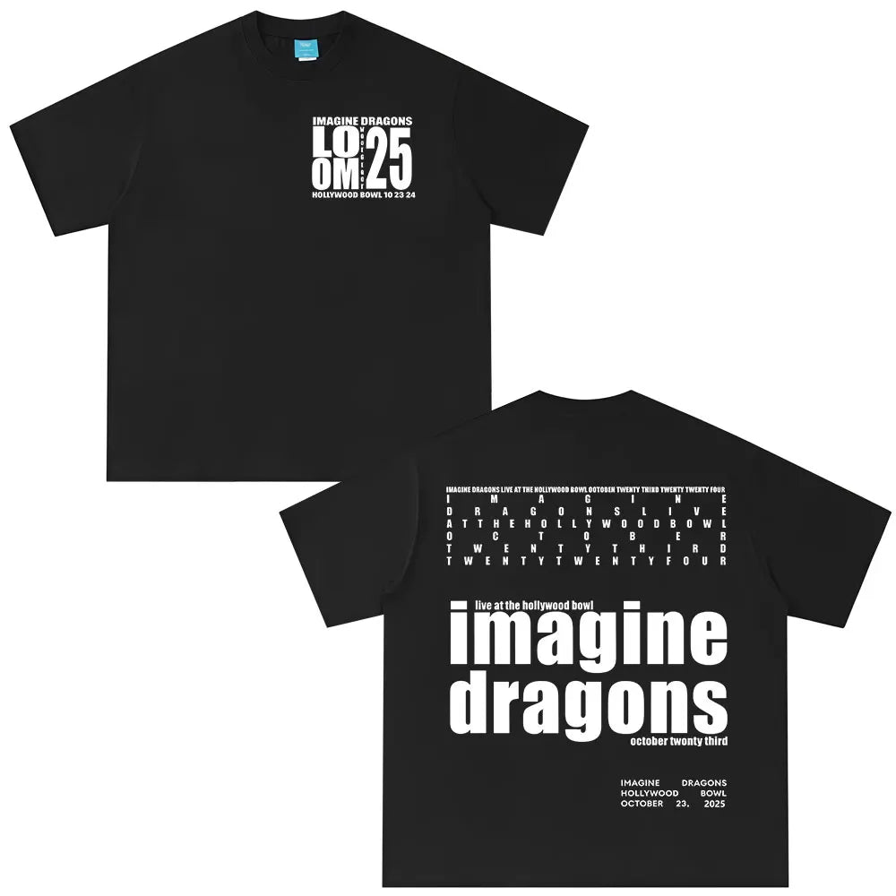 Imagine Dragons Band Loom World Tour 2025 póló Férfi Női ruházat