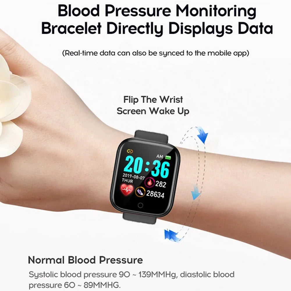 Okosóra nőknek, férfiaknak, Bluetooth-os telefonlejátszó, zene, fitnesz, sport karkötő, alvásfigyelő, digitális órák